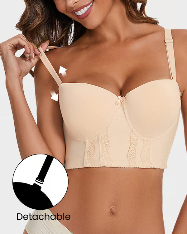 đ„Limited Sale 60% OFFđ„Womenâs Low Back Detachable Strap Bra