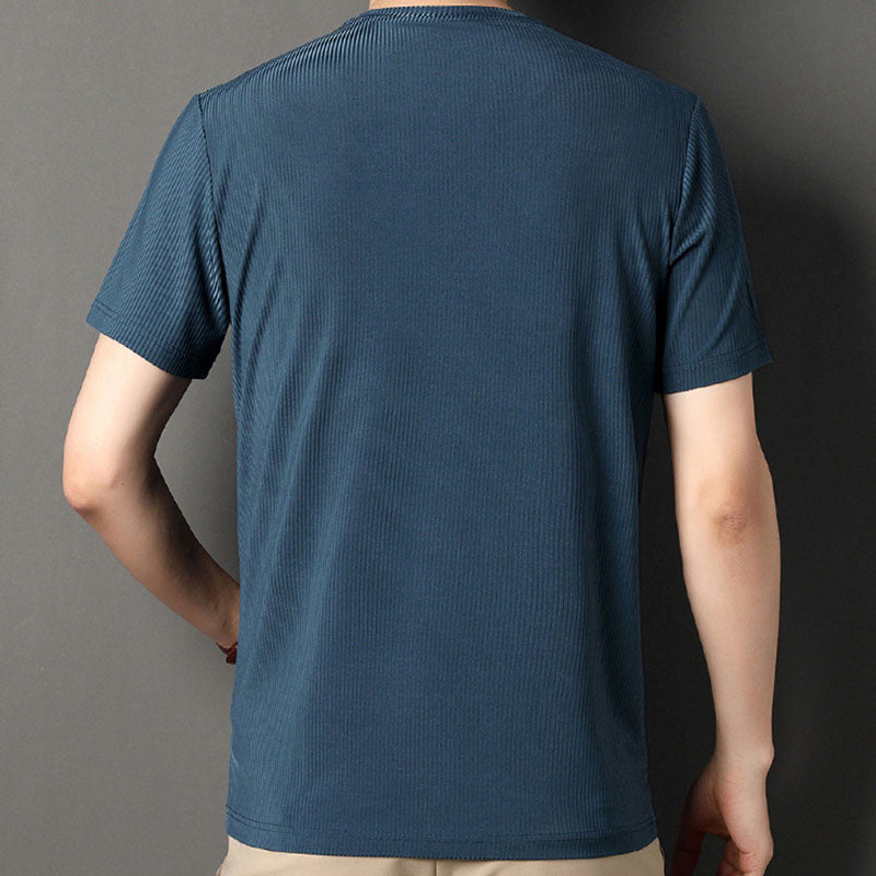 Casual High Stretch T-Shirt for Plus Size Men(60% OFF)