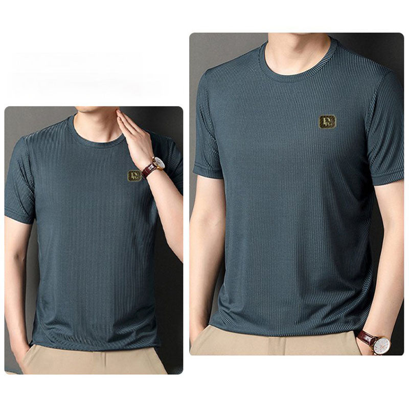 Casual High Stretch T-Shirt for Plus Size Men(60% OFF)