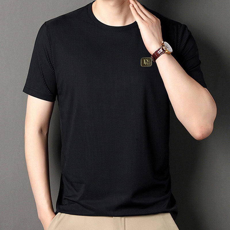 Casual High Stretch T-Shirt for Plus Size Men(60% OFF)