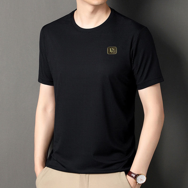 Casual High Stretch T-Shirt for Plus Size Men(60% OFF)