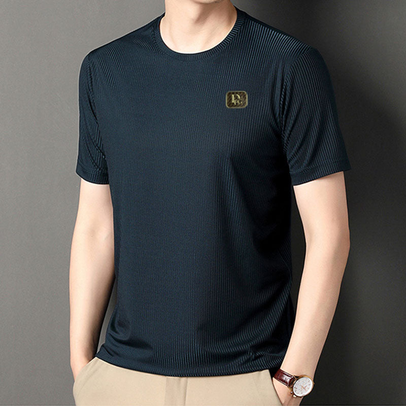 Casual High Stretch T-Shirt for Plus Size Men(60% OFF)
