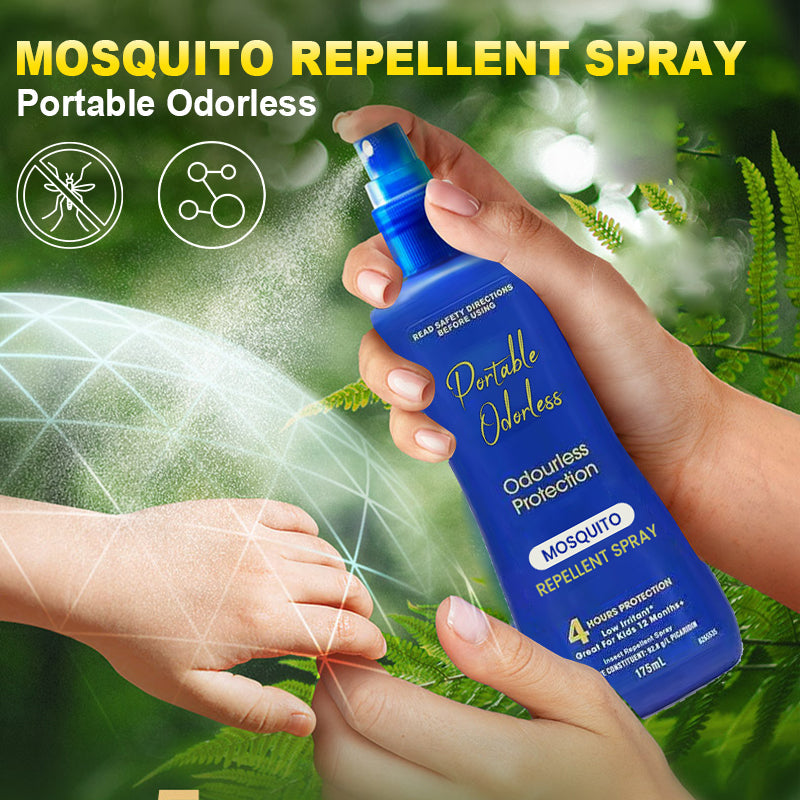 🔥2025 Essential for Summer ✨💧 Portable Odorless Mosquito Repellent Spray