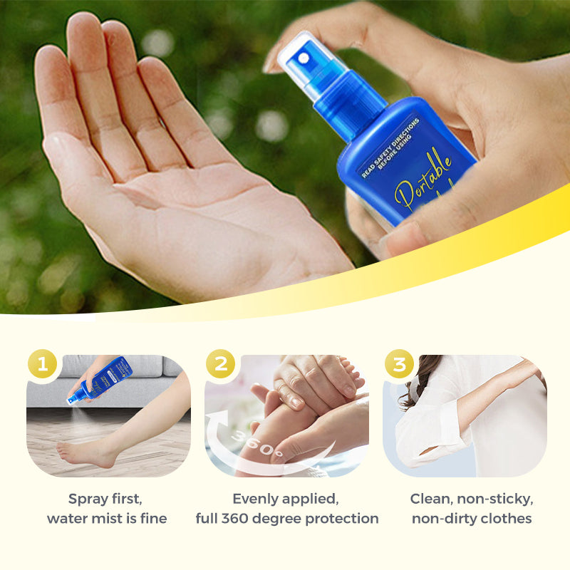 🔥2025 Essential for Summer ✨💧 Portable Odorless Mosquito Repellent Spray