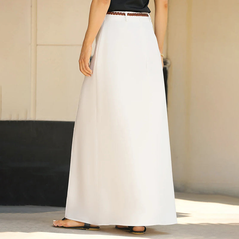 Flowy Chiffon Women's Retro Maxi Skirt - Romantic & Elegant Style