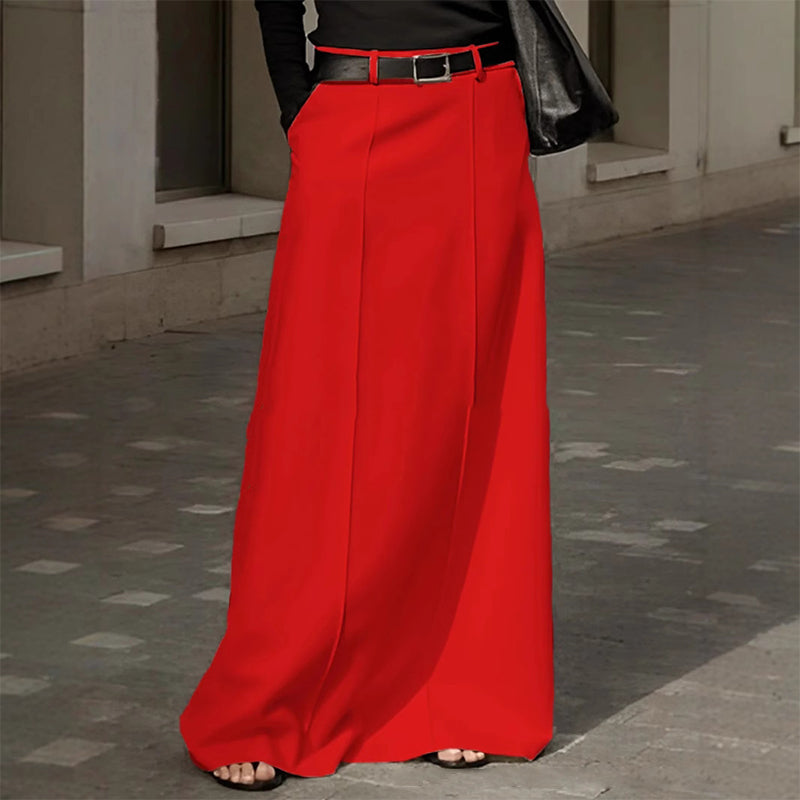 Flowy Chiffon Women's Retro Maxi Skirt - Romantic & Elegant Style