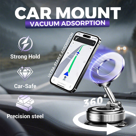 🔥2026 HOT SALE🚗 Foldable Magnetic Mount – Stable Fixing, Compact Design & 360° Rotation 🧲