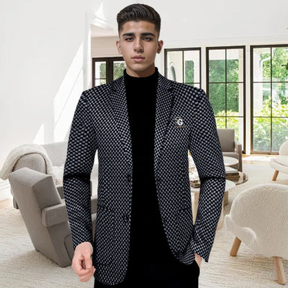 Men's Slim-fit Casual Suit Jacket