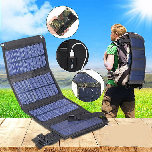 🔥USB port 20W5V portable solar foldable battery panel🌞