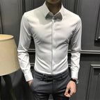 🔥2025 HOT SALE🔥Men's Wrinkle-Free Button-Down Shirt