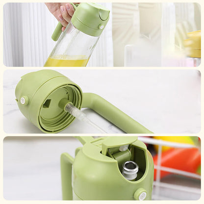 🔥Hot Sale 49% OFF🔥2 in 1 Glass Oil Sprayer & Dispenser