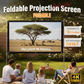 ⌛Limited-time offer-Portable Projector 4K Anti-Light Folding Screen