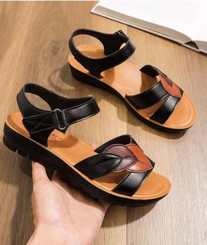 Genuine leather soft sole non-slip fashion sandals-Free Shipping