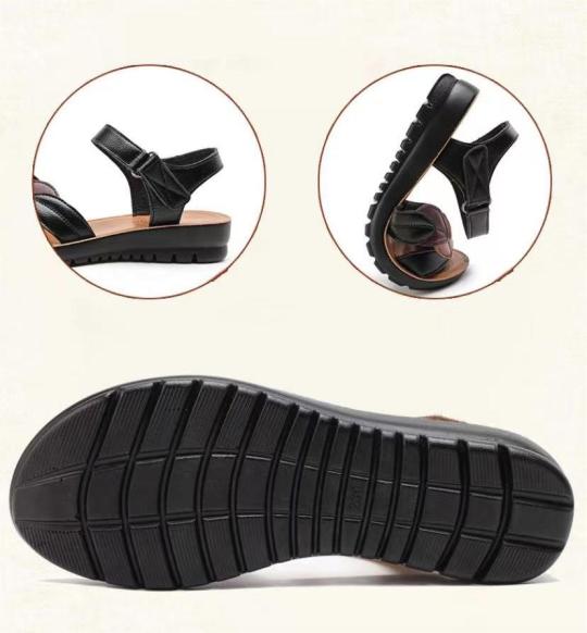 Genuine leather soft sole non-slip fashion sandals-Free Shipping