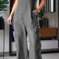 ✨️💙HOT SALE 49% OFF✨️💙Thin Denim Cargo Pocket V-neck Jumpsuit