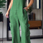 ✨️💙HOT SALE 49% OFF✨️💙Thin Denim Cargo Pocket V-neck Jumpsuit