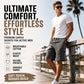 📢📢50% OFF !! ⏰Men's Cargo Shorts – Elastic Waist, Multi-Pocket, Durable