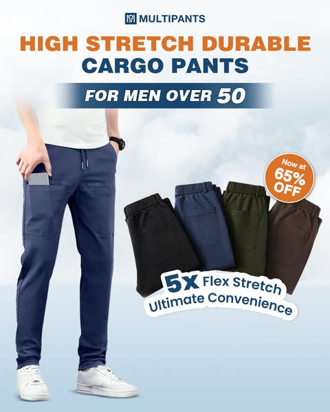 🔥Hot Sale 60% OFF🏆MultiPants – High Stretch Multi-pocket Durable Cargo Pants