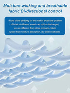 Summer Ice Cooling Silky Bed Fitted Sheet Pillow Cover