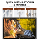 ⌛Limited-time offer-Portable Projector 4K Anti-Light Folding Screen