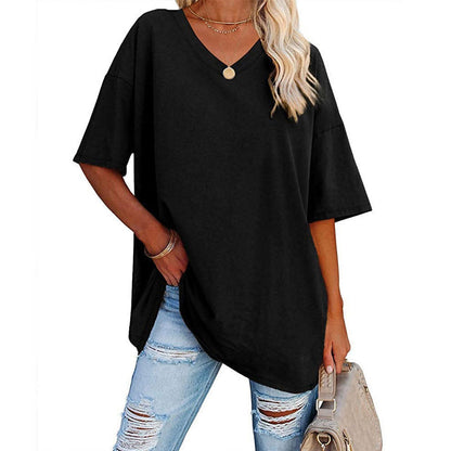 🌷2026 Limited Sale 50% Off🌷Ladies V-Neck T-Shirt🚀Buy 3 Free shipping🚀