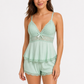 🥳2026 HOT SALE🥳💞50K+ SOLD!🛋️💗 50% OFF! V-Neck Lace Sleepwear – Buttery‑soft fabric, flattering fit. No binding, just comfy. A little luxury for bedtime. 🌙💤