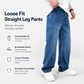🎁2026 New Arrivals 50% OFF💥Men's Loose Fit Straight Leg Pants with Classic Pockets – Comfortable & breathable – Perfect for daily wear, work or casual days – relaxed, practical style 🌿
