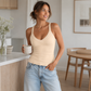 ✨ 50% OFF TODAY! 🧺 Women's Slim-Fit Padded Tank Top ✨ Built-In Support, Flattering Fit & All-Day Comfort