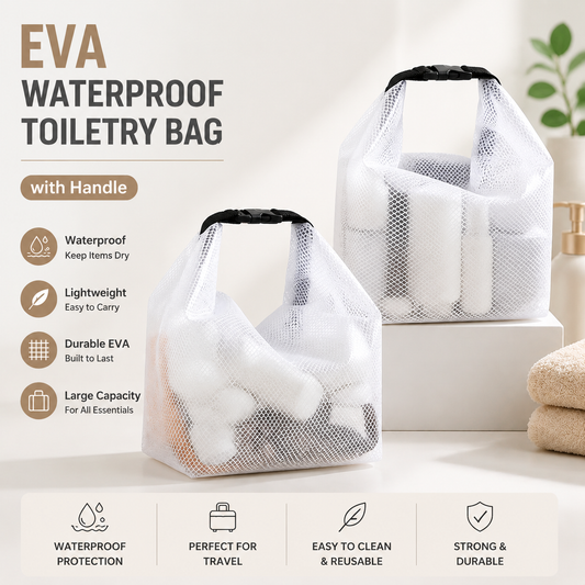 🔥Hot Sale Limit Time 50% OFF🔥EVA Waterproof Toiletry Bag with Handle