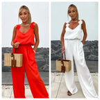 💕Limited Sale 50% OFF💕Women's Sleeveless Wide Leg Jumpsuit