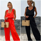 💕Limited Sale 50% OFF💕Women's Sleeveless Wide Leg Jumpsuit