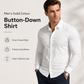 📢📢50% OFF !!!⏰Men's Solid Color Lapel Long Sleeve Button-Down Shirts
