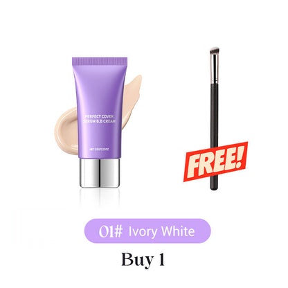 🎉BUY MORE GET MORE FREE🎁Perfect Cover Serum BB Cream -💜Bifida Ferment Lysate Serum-Infused BB Cream for Anti-Aging Skin Rejuvenation💧