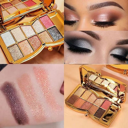 ✨Limited Time Offer✨10 Colors Sparkle Shimmer Eyeshadow Palette