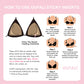 🥳Last Day 50％OFF!!💝Double-Sided Sticky Lightly Padded Adhesive Lift Inserts Bra – No straps, no seams. Strong adhesive stays secure all day. Reusable & washable. Perfect for backless & strapless outfits. 👗🦋