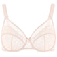 💜Mermaid Scales Sexy Lace Plus Size Unlined Underwire Non-padded Full Coverage Minimizer Bra with Back Smoothingfor Women Large Bust