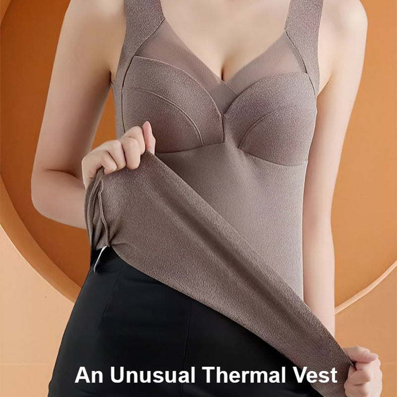 🔥✨[Best Gift for Her] 3D One-Piece Thermal Undershirt with Built-in Bra