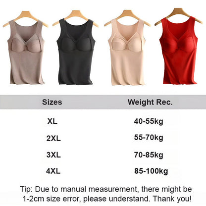 🔥✨[Best Gift for Her] 3D One-Piece Thermal Undershirt with Built-in Bra