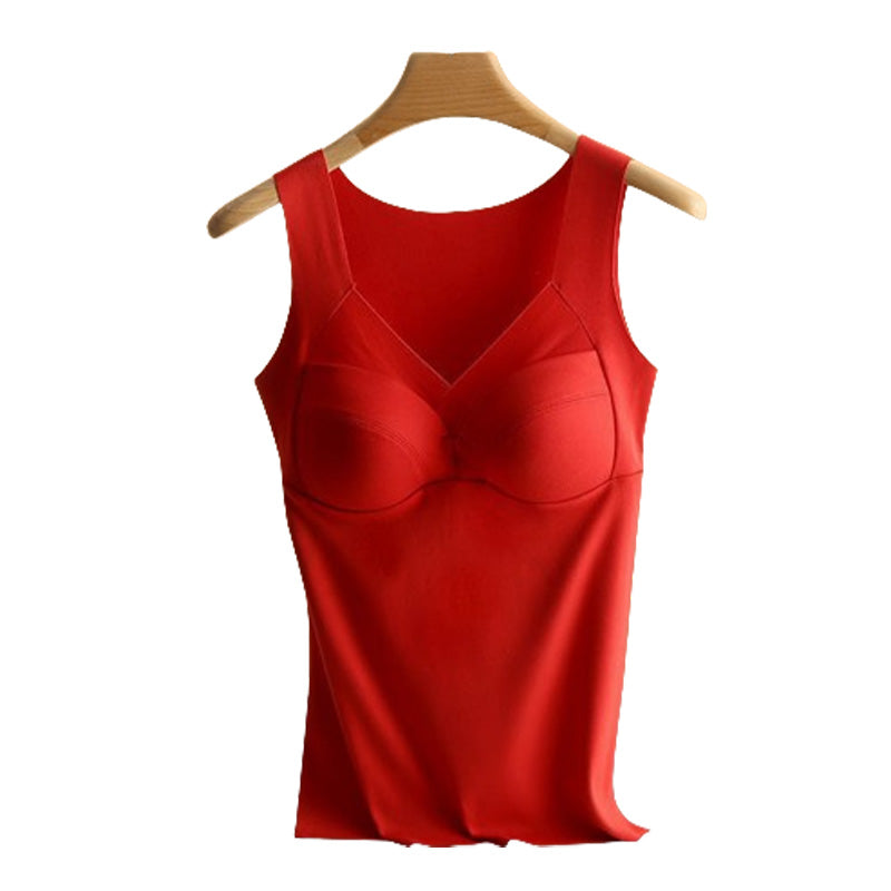 🔥✨[Best Gift for Her] 3D One-Piece Thermal Undershirt with Built-in Bra