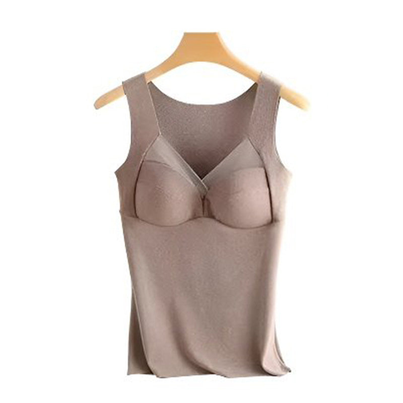 🔥✨[Best Gift for Her] 3D One-Piece Thermal Undershirt with Built-in Bra