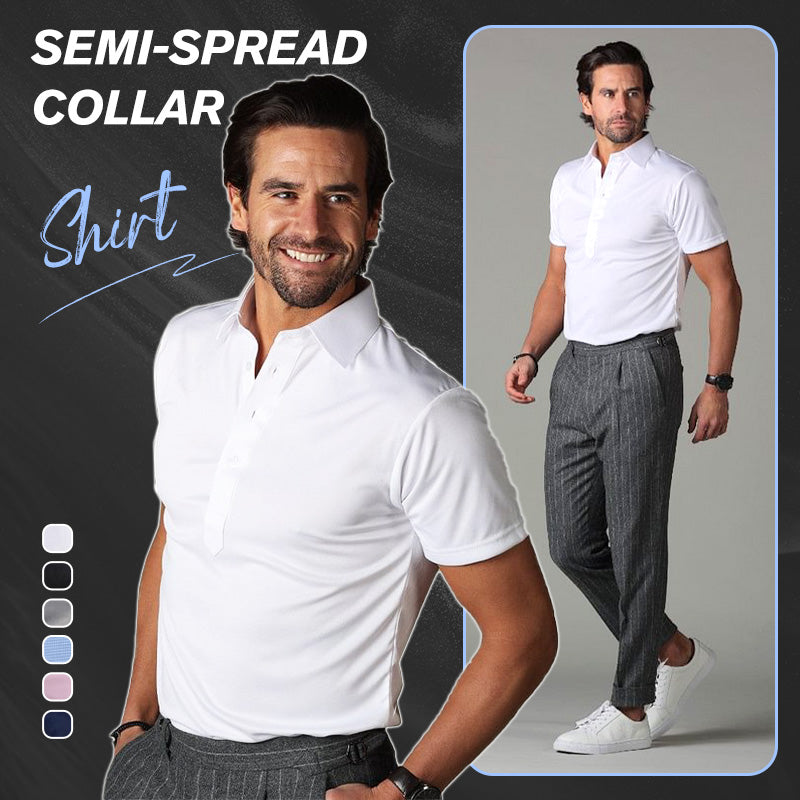 🔥HOT SALE - 50% OFF👕- Half Spread Collar Shirt