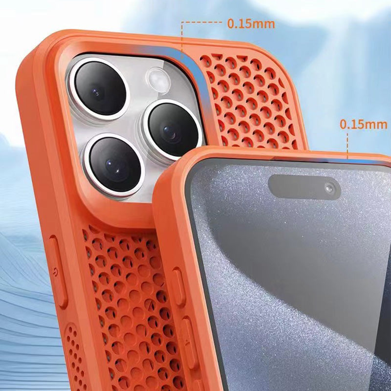 Honeycomb Matrix Cooling Magnetic Phone Case For iPhone