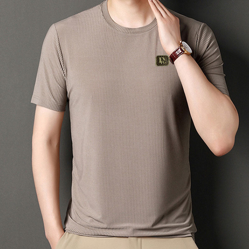 Casual High Stretch T-Shirt for Plus Size Men（60% OFF）