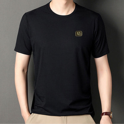 Casual High Stretch T-Shirt for Plus Size Men（60% OFF）