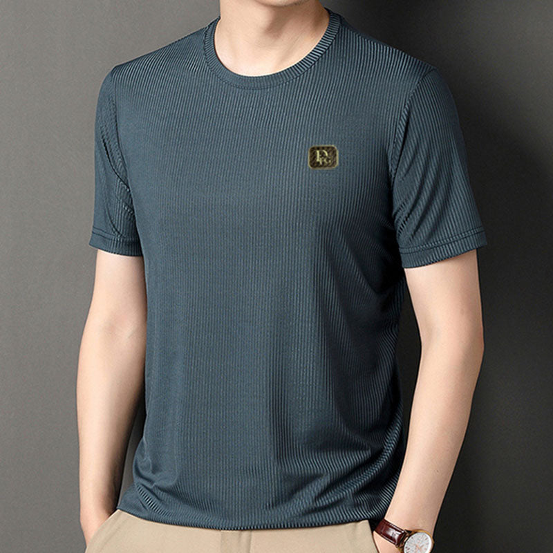 Casual High Stretch T-Shirt for Plus Size Men（60% OFF）