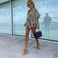 🌷Women's Leopard Print Fashion Jumpsuit Shorts
