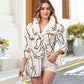Women's Fashion Ruffle Shirt with Puff Sleeves