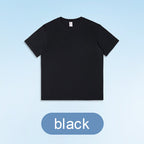 Classic Round Neck Short Sleeve Cotton T-Shirt