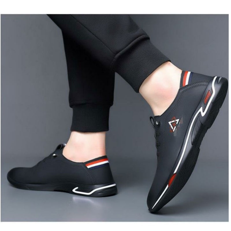 Men's casual slip-on leather shoes