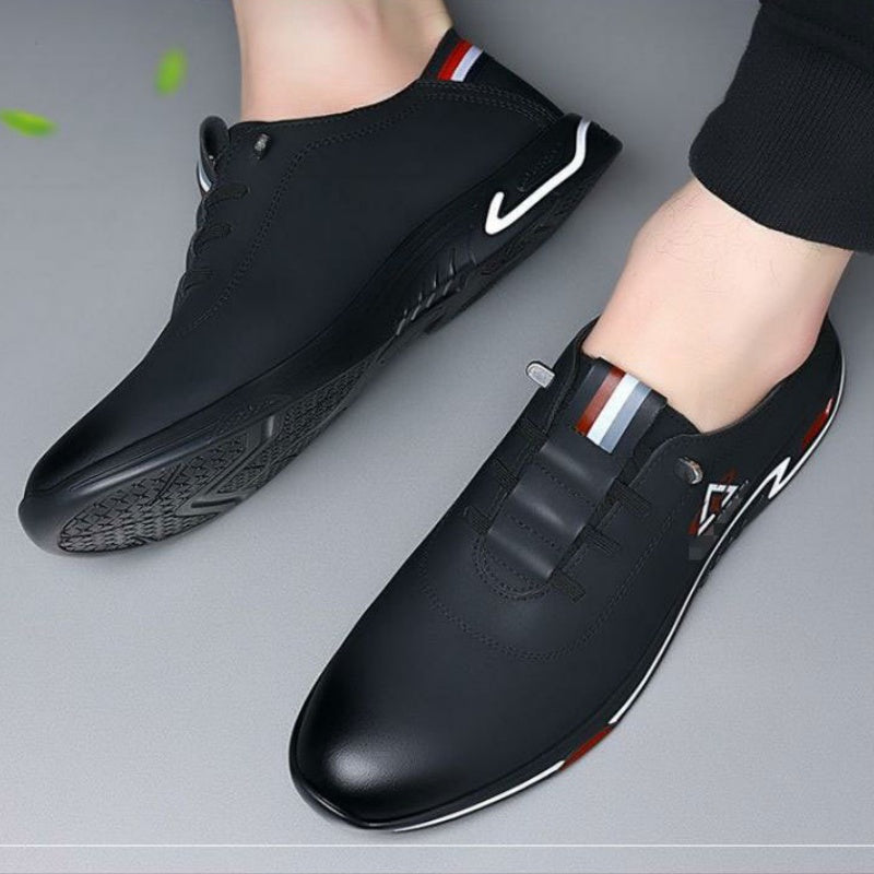 Men's casual slip-on leather shoes